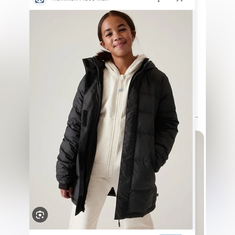 Athleta Girl Snow Day Down Jacket Small 7